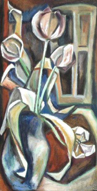 Tulpen am Fenster